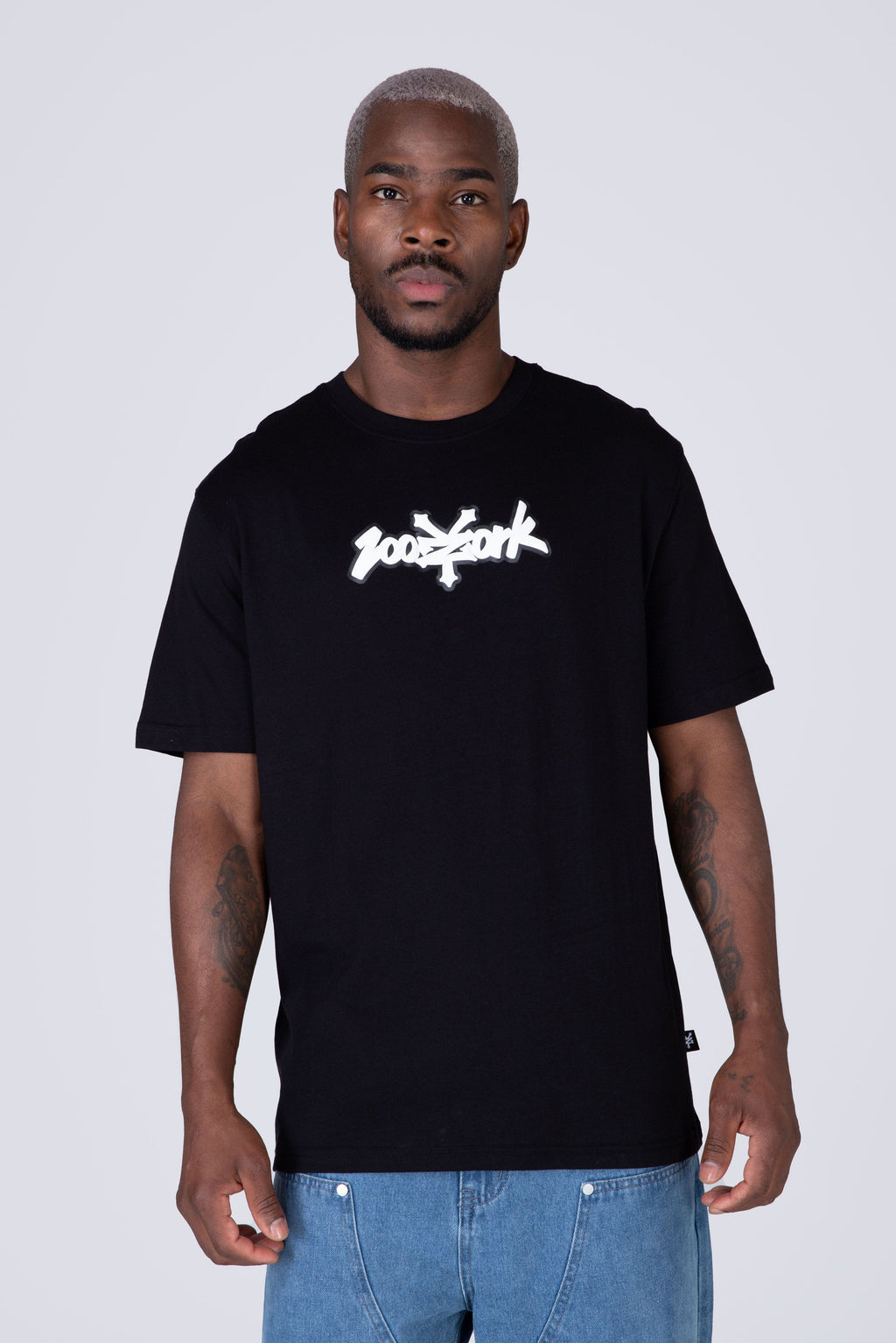 Polera Manga Corta Aviator Negro Zoo York