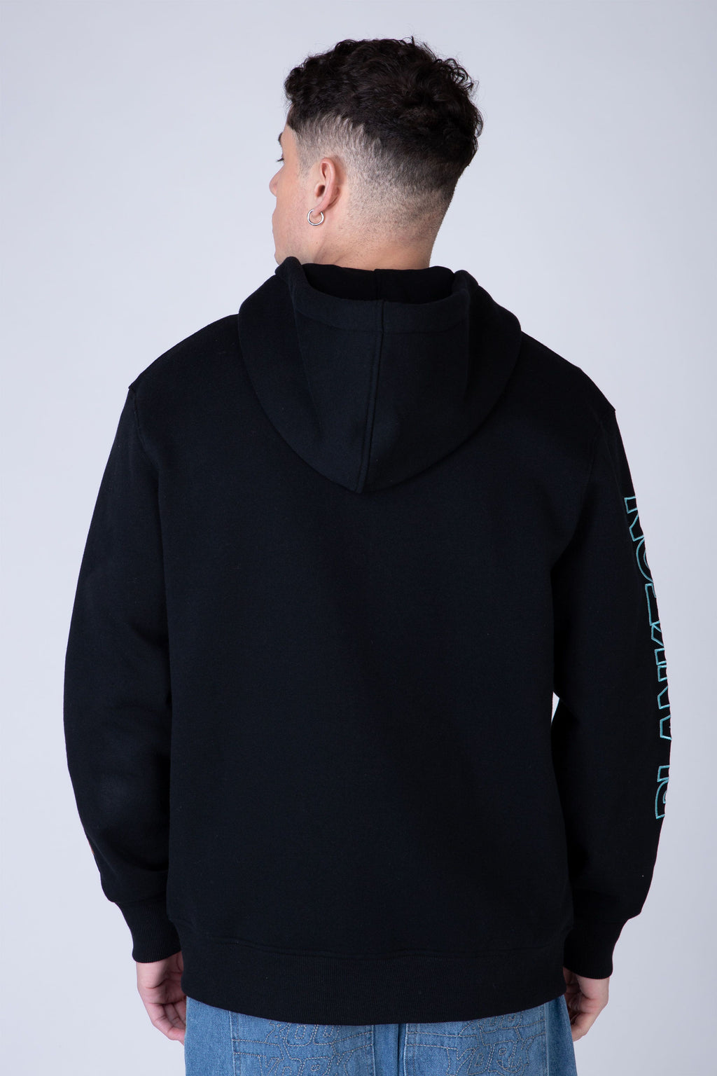Poleron Zip Plankton Bob Esponja Flashed Negro Zoo York
