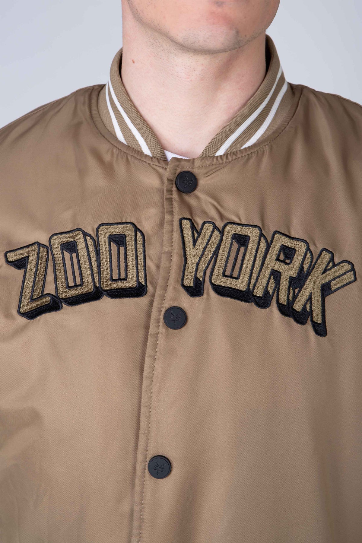 Chaqueta Bomber Rusty Core Beige Zoo York