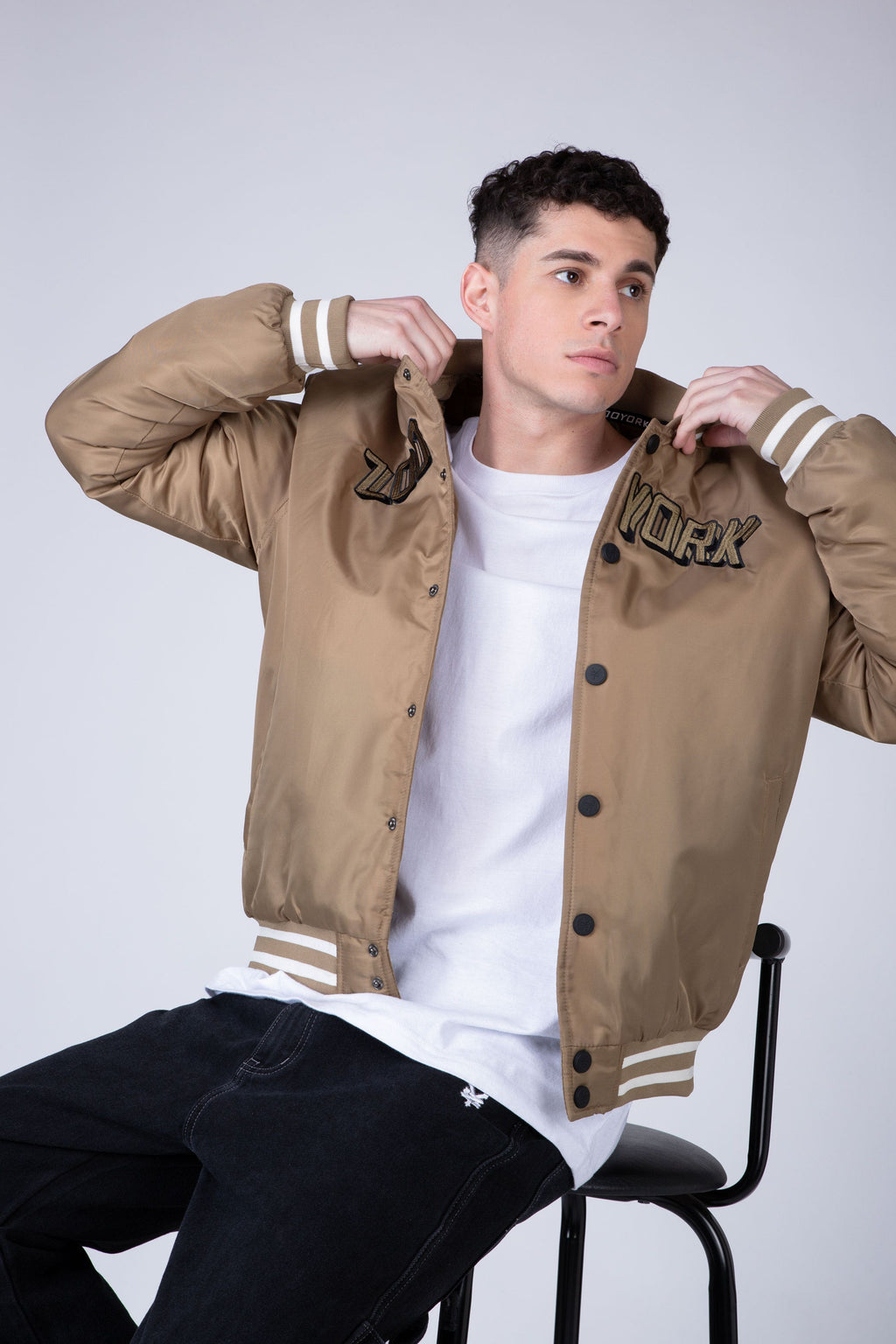 Chaqueta Bomber Rusty Core Beige Zoo York