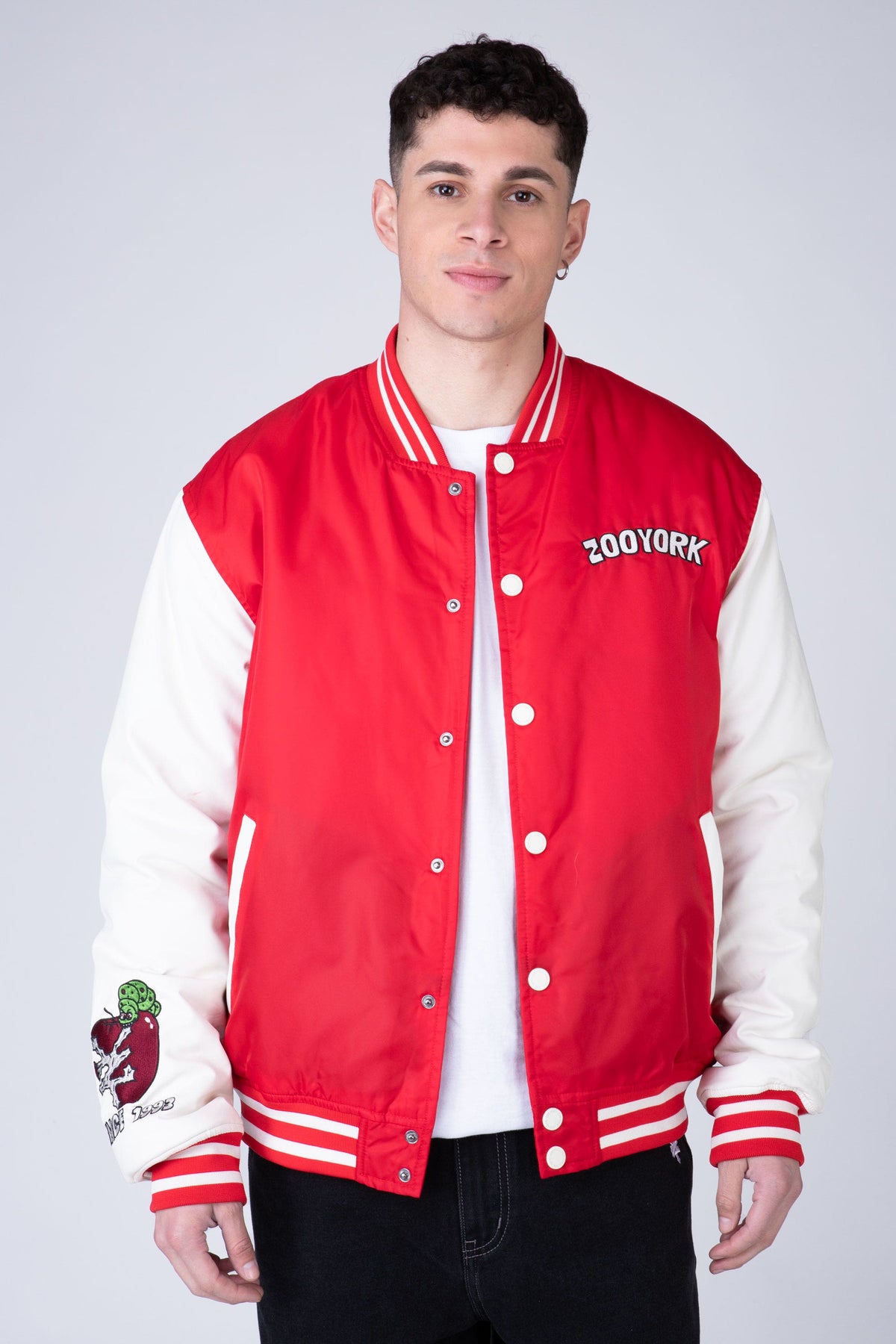 Chaqueta Bomber Rotten Apple Rojo Zoo York