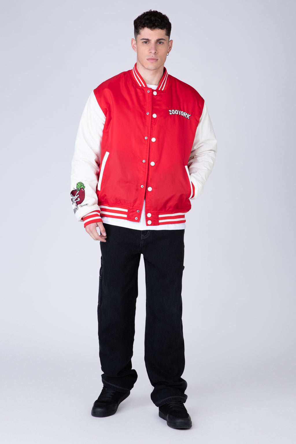 Chaqueta Bomber Rotten Apple Rojo Zoo York