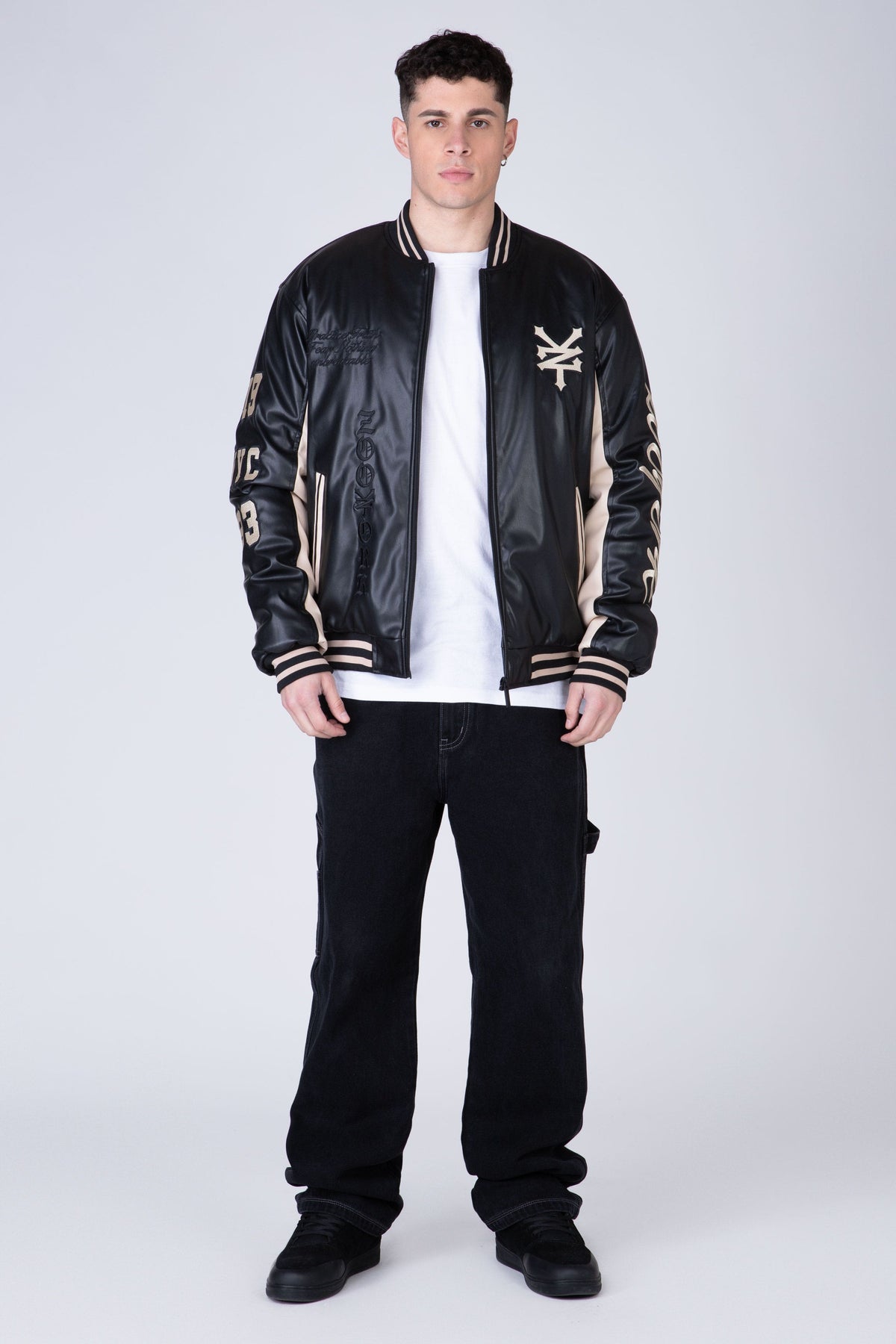 Chaqueta Bomber Truth Negro Zoo York