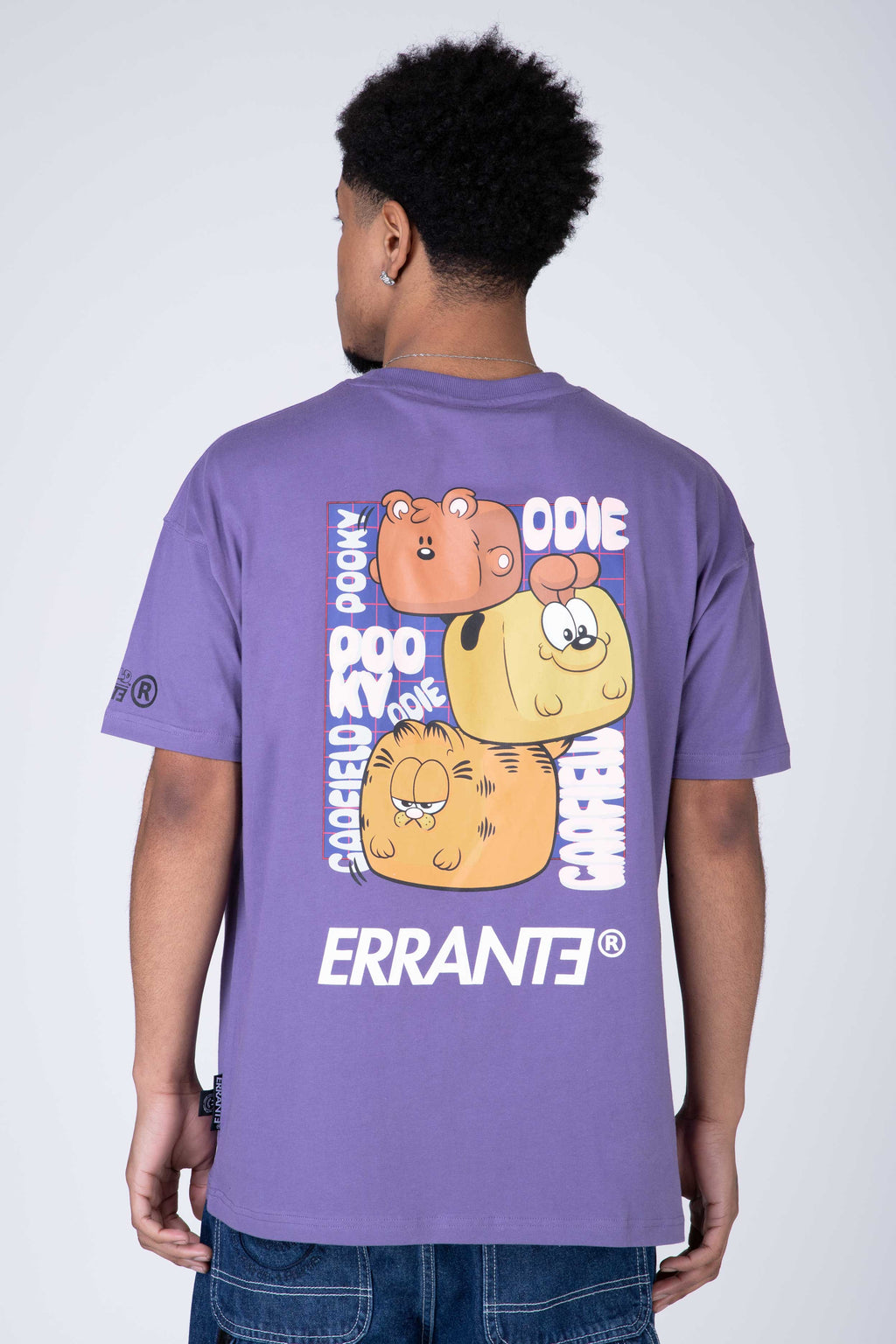 Polera Manga Corta Garfield Cute&Cuddly Morado ERRANTE