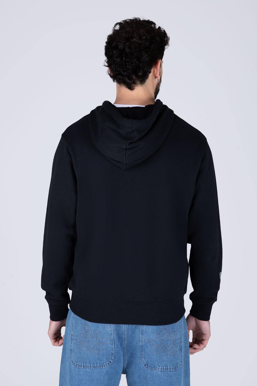 Poleron Zip Original Mellow Negro Zoo York