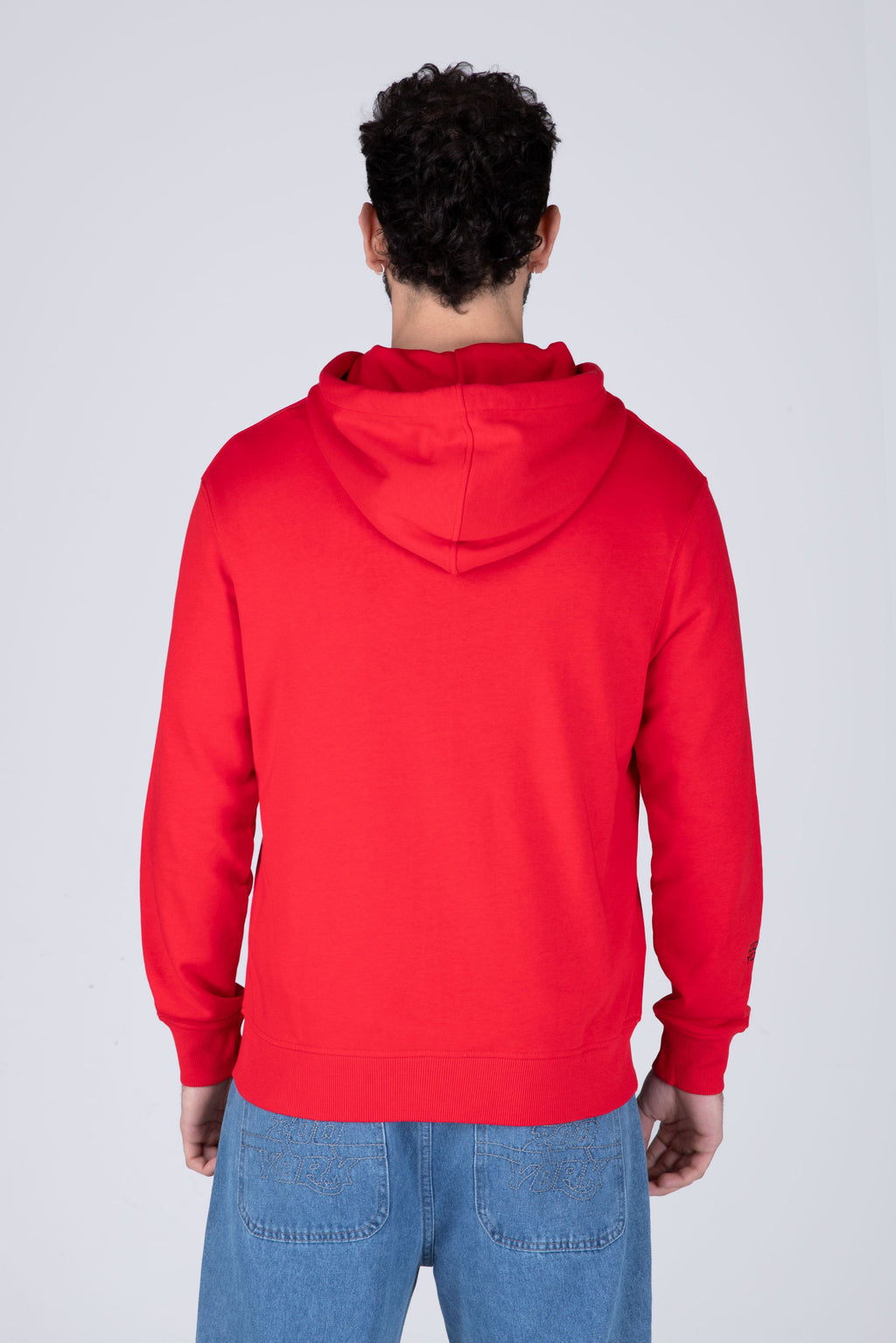 Poleron Zip Original Mellow Rojo Zoo York