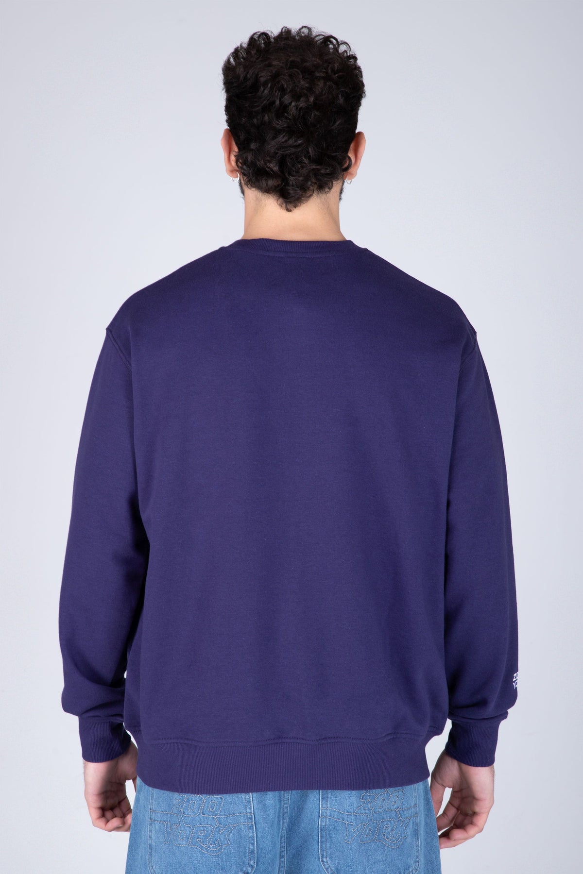 Poleron Crew Neck Original Mellow Morado Zoo York