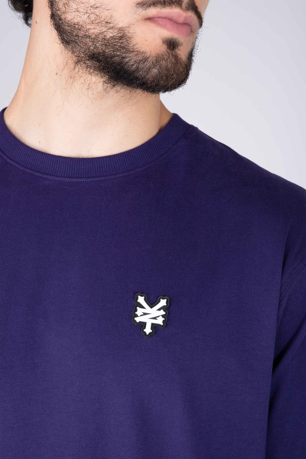 Polera Manga Corta Original Mellow Morado Zoo York
