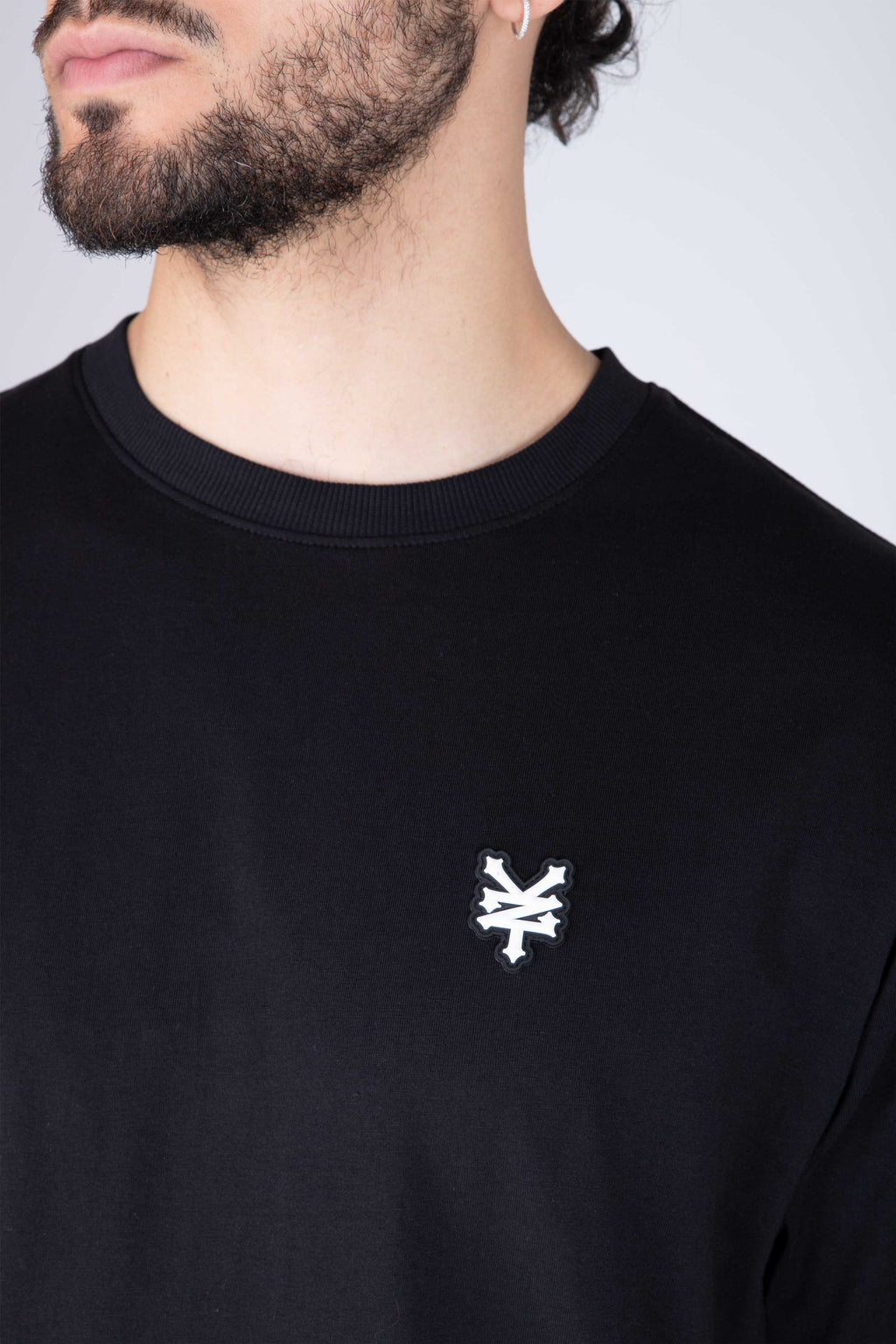 Polera Manga Corta Original Mellow Negro Zoo York