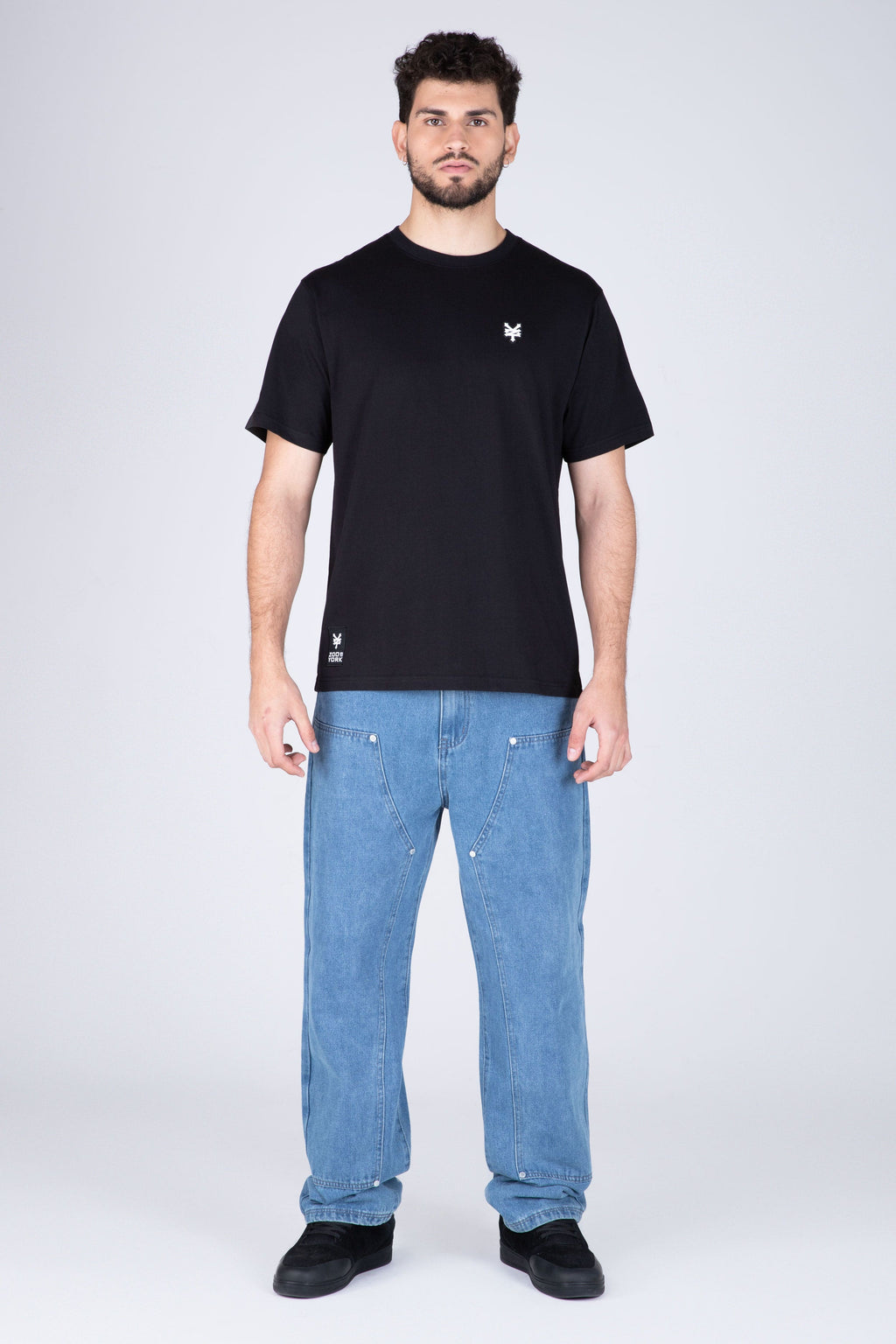 Polera Manga Corta Original Mellow Negro Zoo York