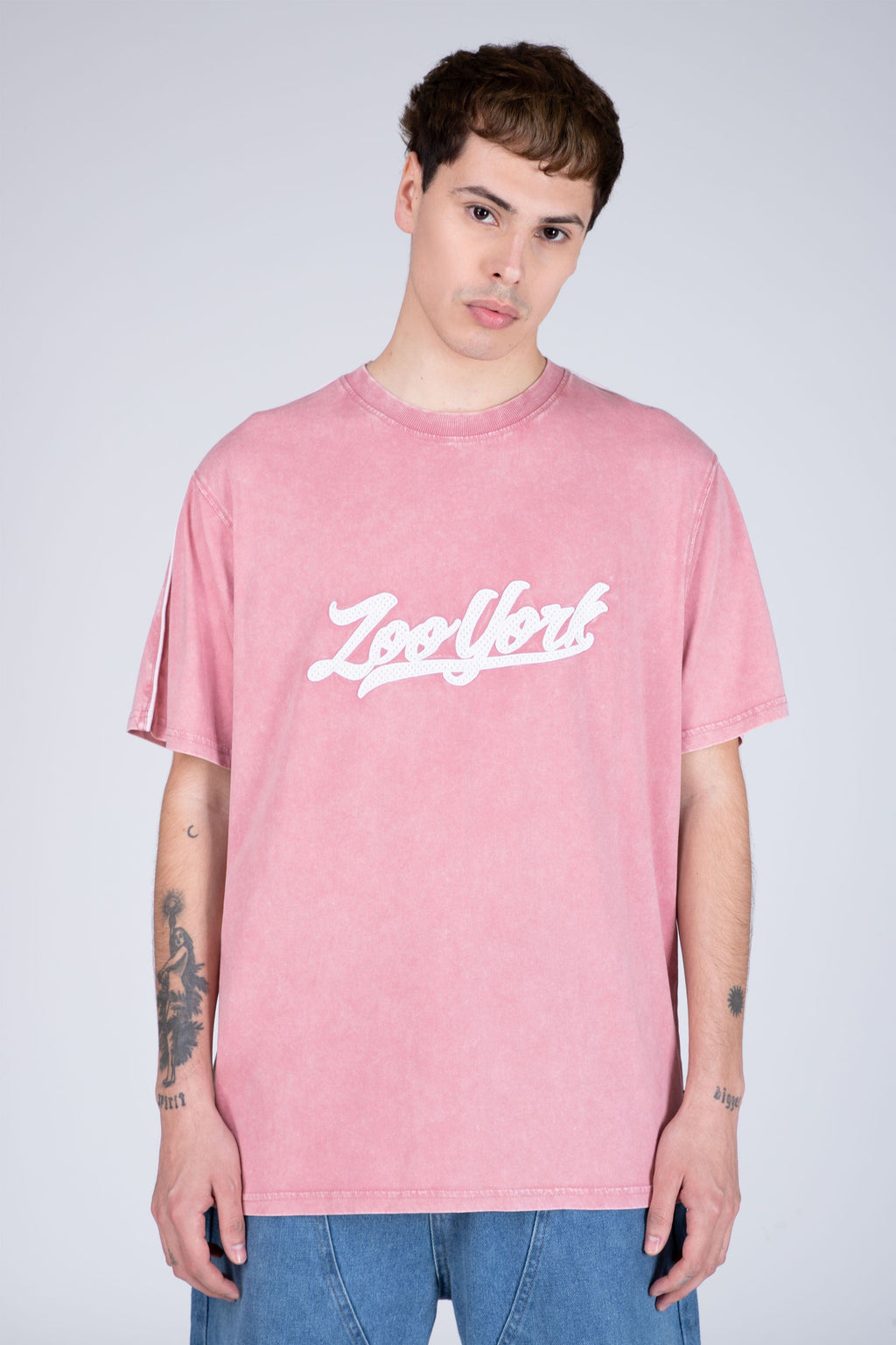 Polera Manga Corta Magnetic Rosado Zoo York