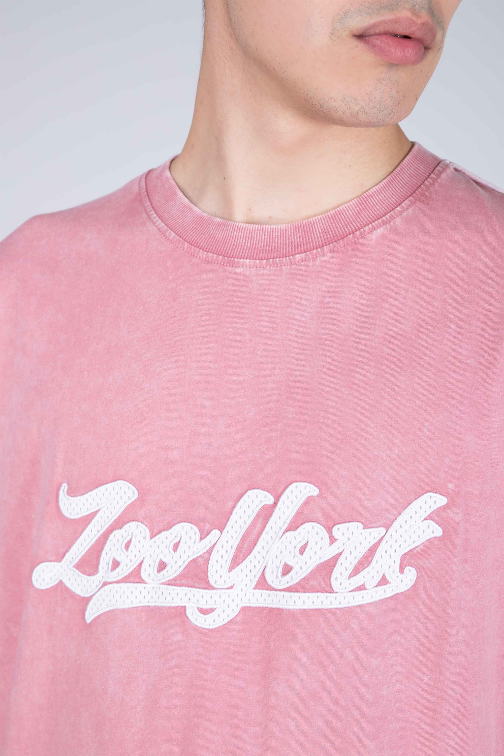 Polera Manga Corta Magnetic Rosado Zoo York