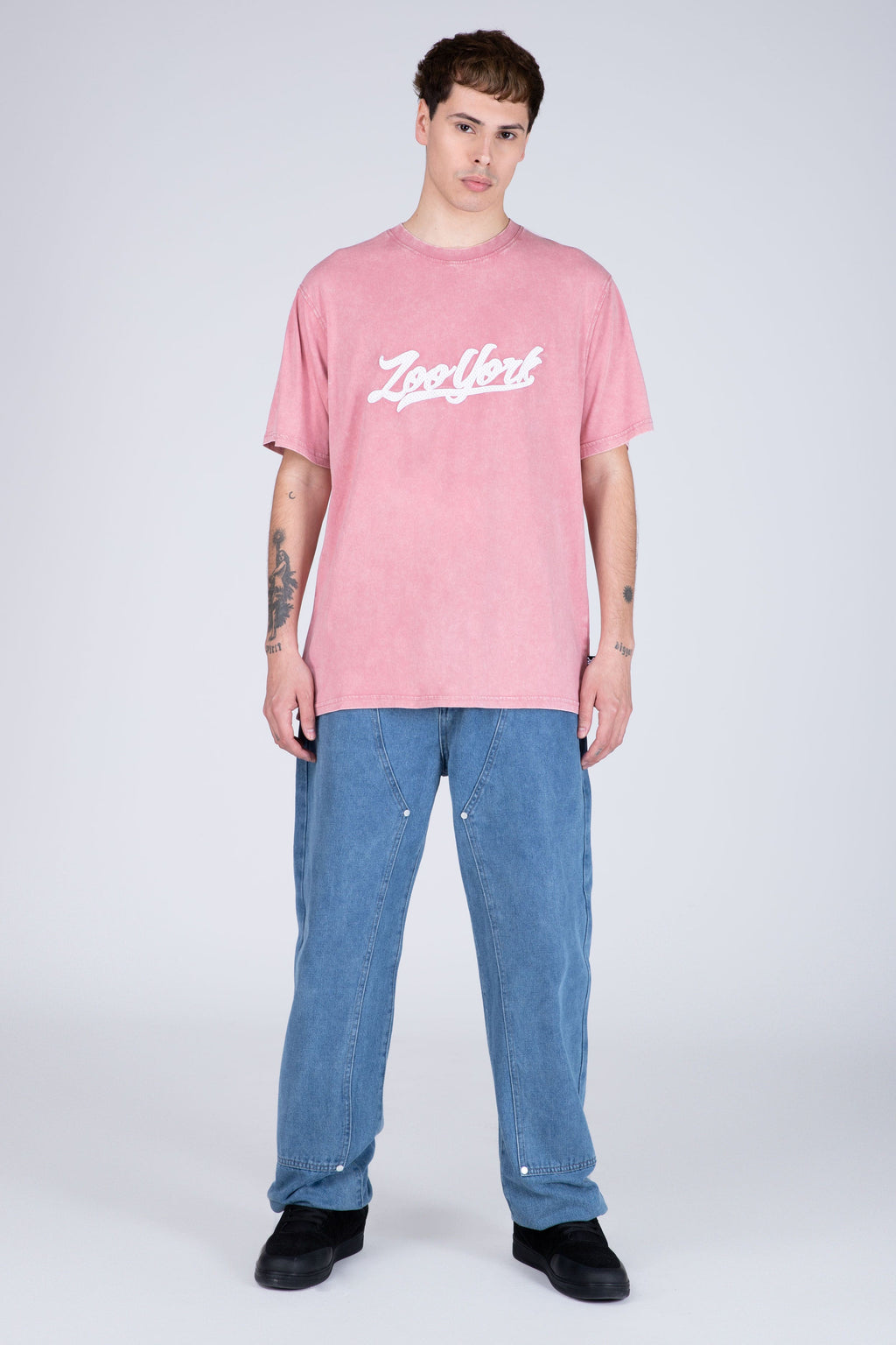 Polera Manga Corta Magnetic Rosado Zoo York