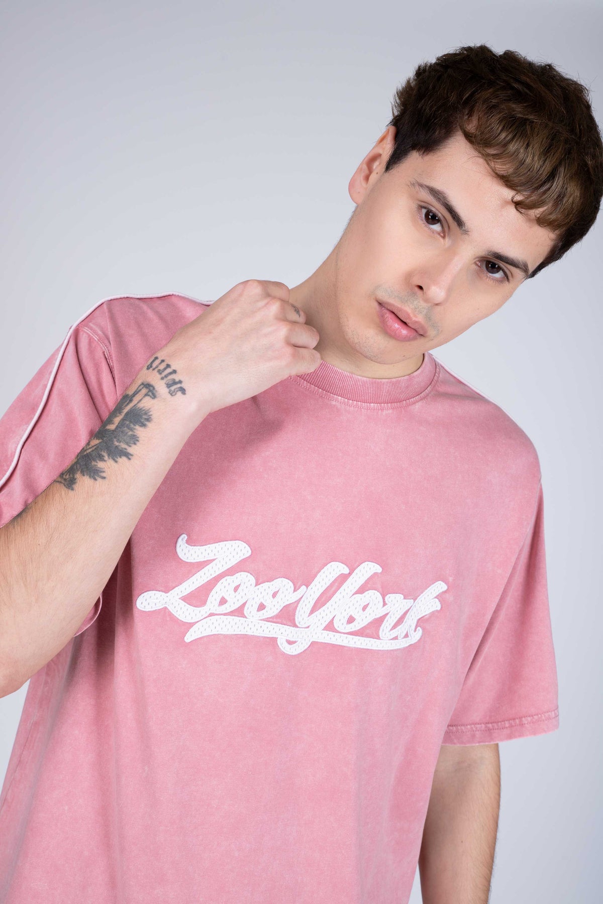Polera Manga Corta Magnetic Rosado Zoo York