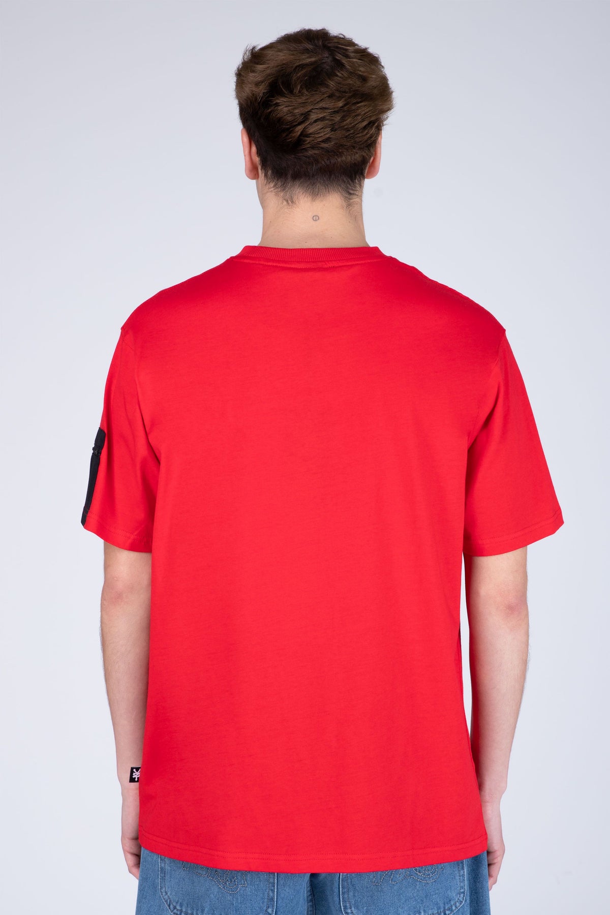Polera Manga Corta Divided Rojo Zoo York