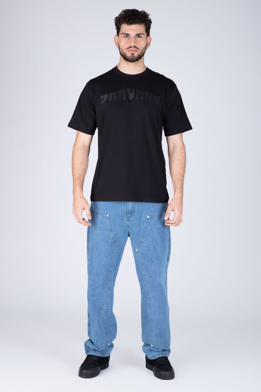 Polera Manga Corta Cognition Negro Zoo York
