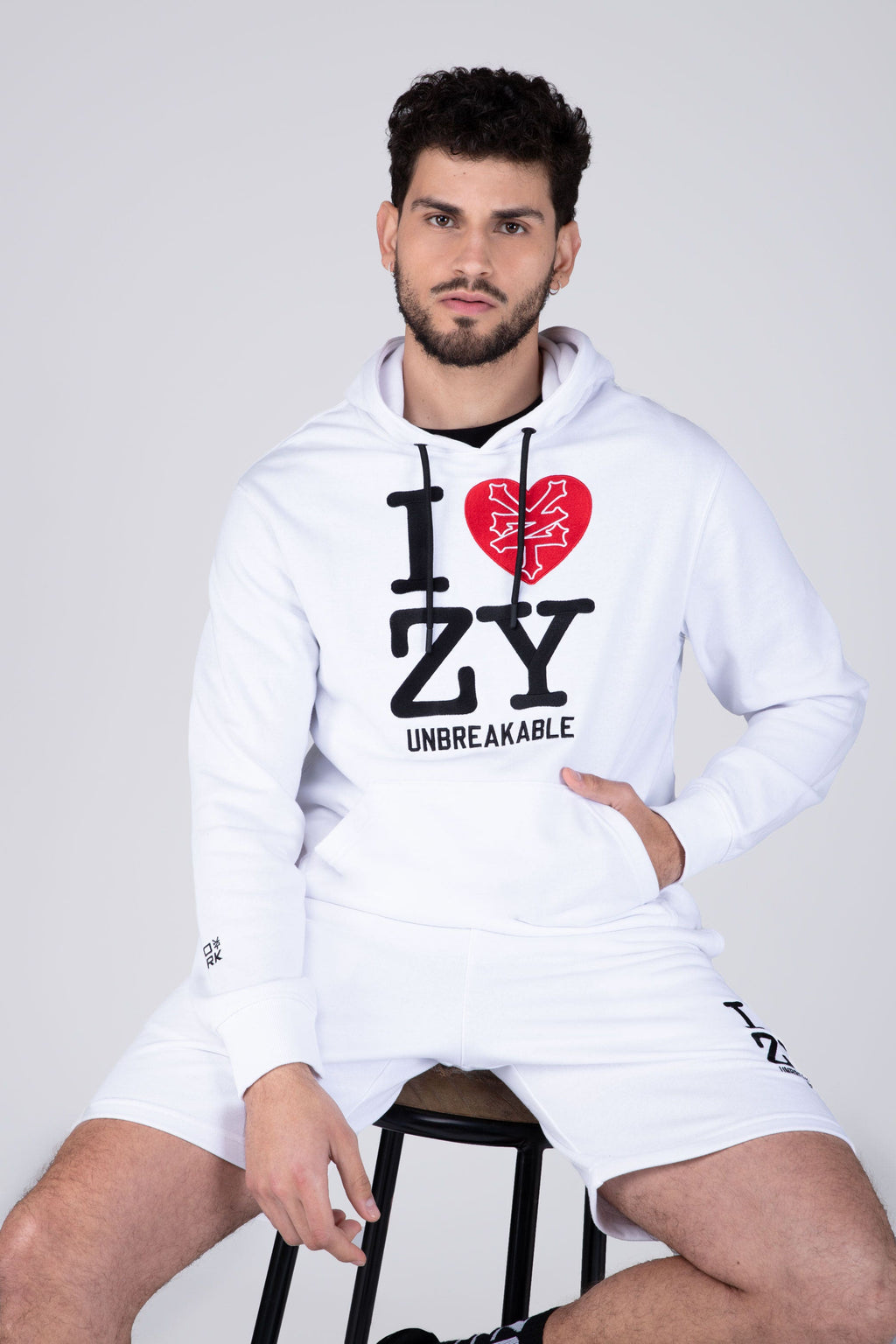 Poleron Hood Iloveny Blanco Zoo York