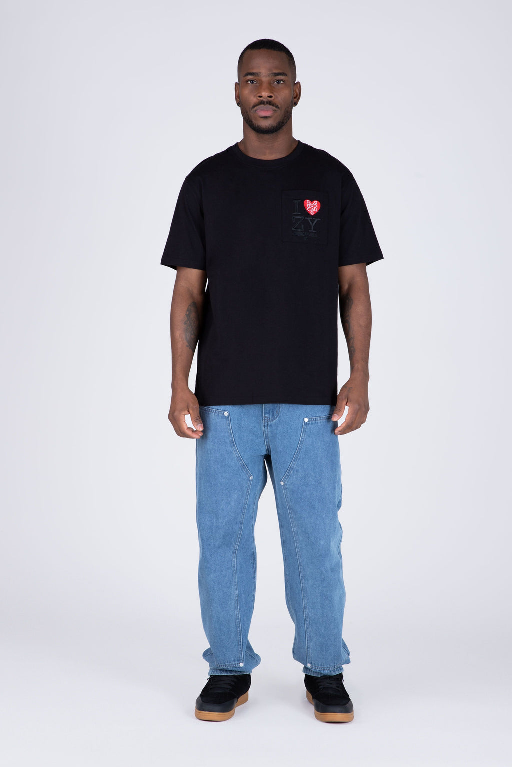 Polera Manga Corta Iloveny 93 Negro Zoo York