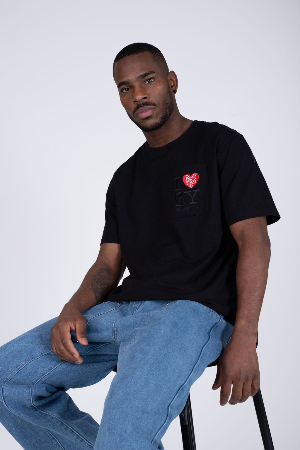 Polera Manga Corta Iloveny 93 Negro Zoo York