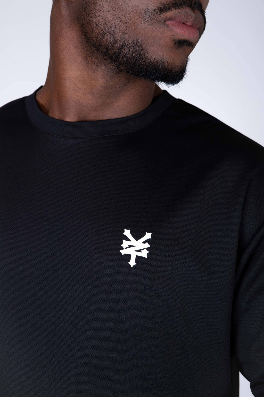 Polera Manga Corta Mesh original Negro Zoo York