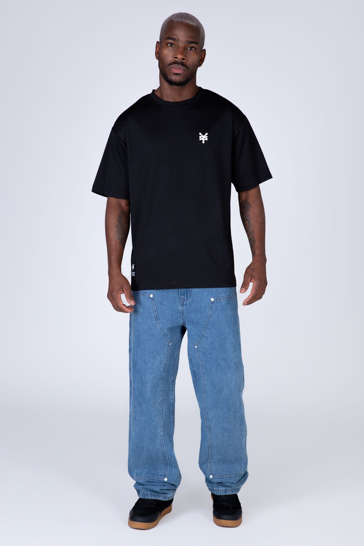 Polera Manga Corta Mesh original Negro Zoo York