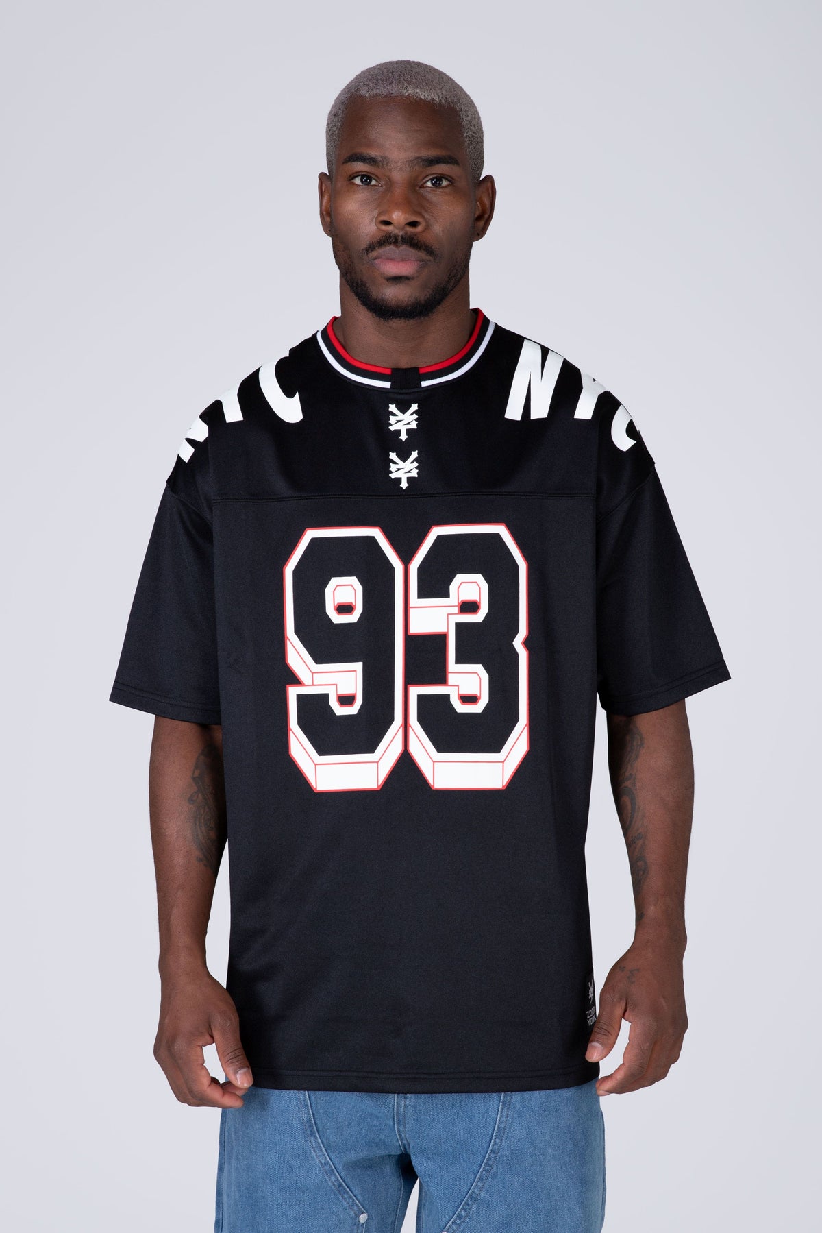 Camiseta Manga Corta New Idea Negro Zoo York