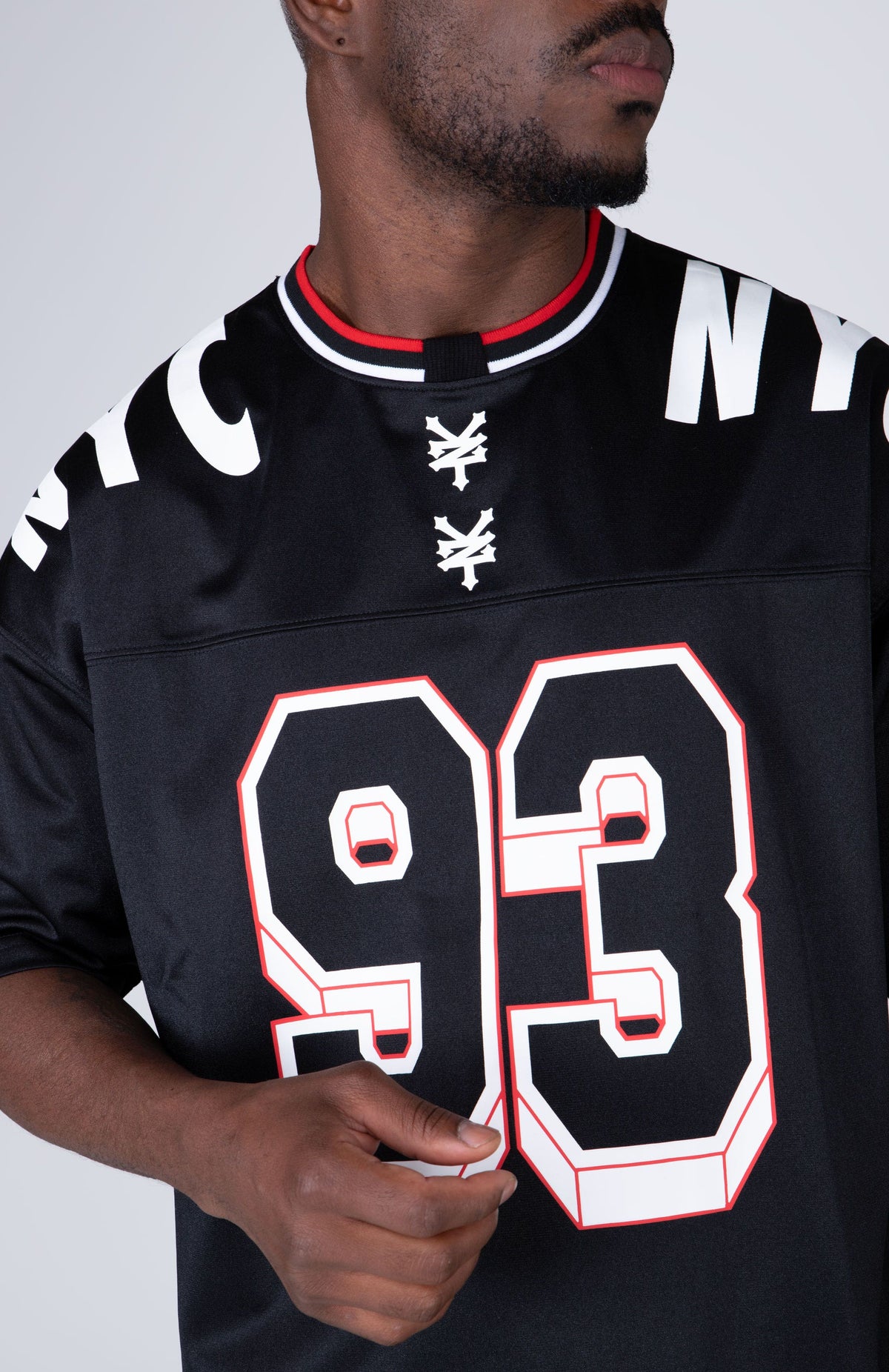 Camiseta Manga Corta New Idea Negro Zoo York