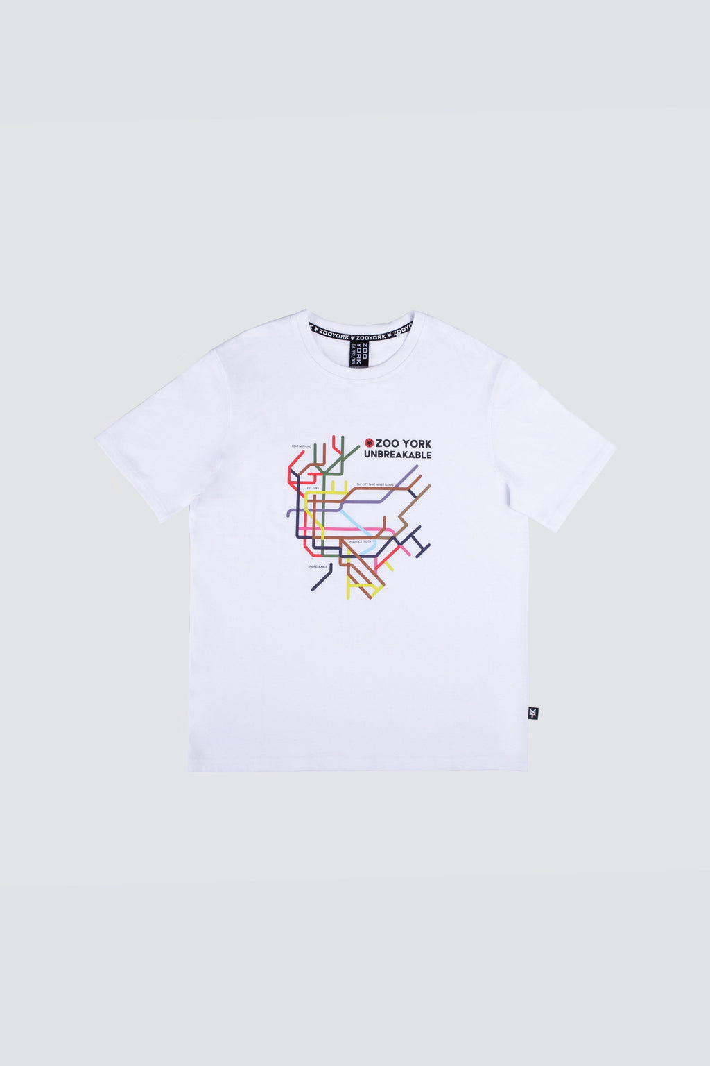 Polera Manga Corta Zoobway Blanco Zoo York
