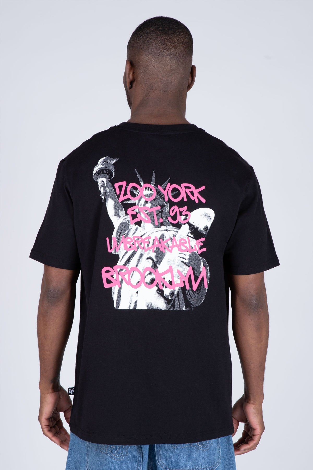 Polera Manga Corta Authentic Zy Negro Zoo York