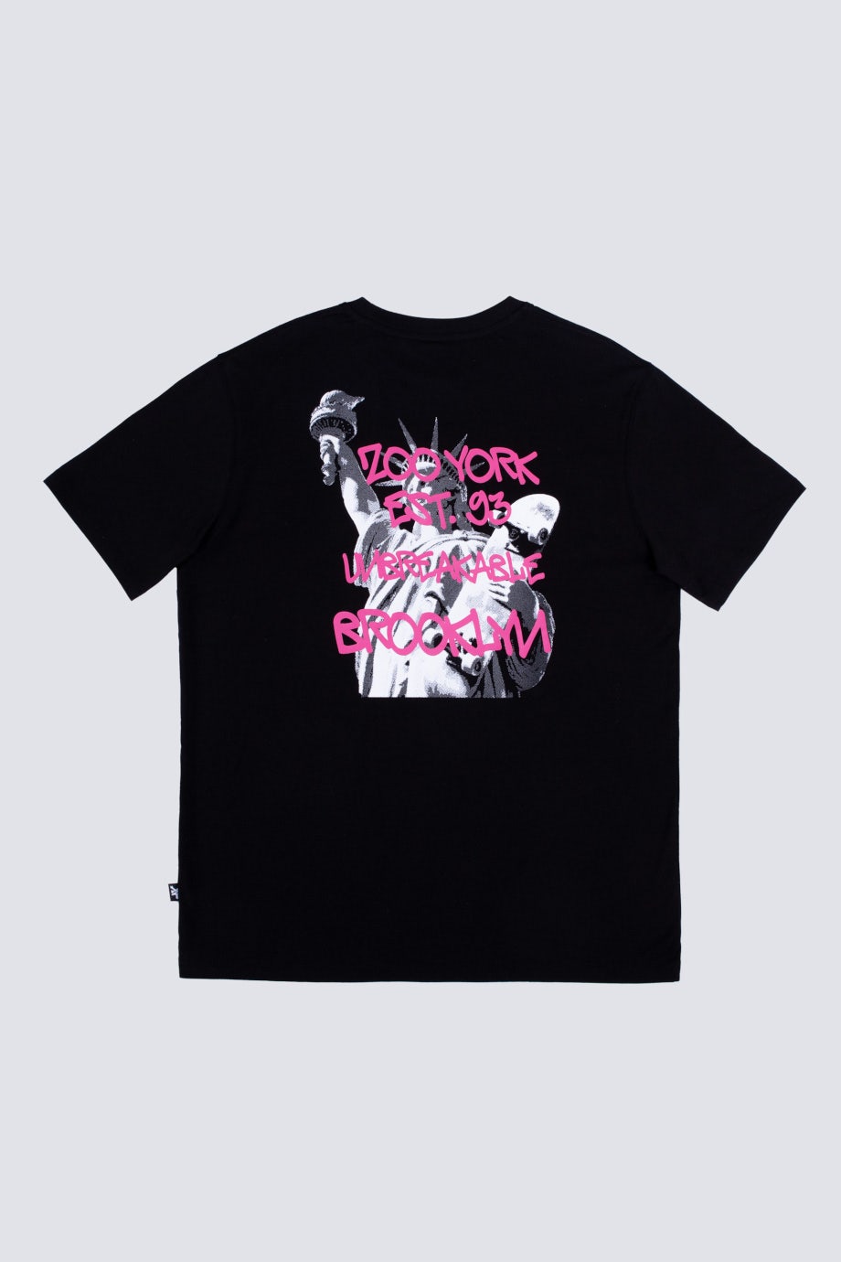 Polera Manga Corta Authentic Zy Negro Zoo York
