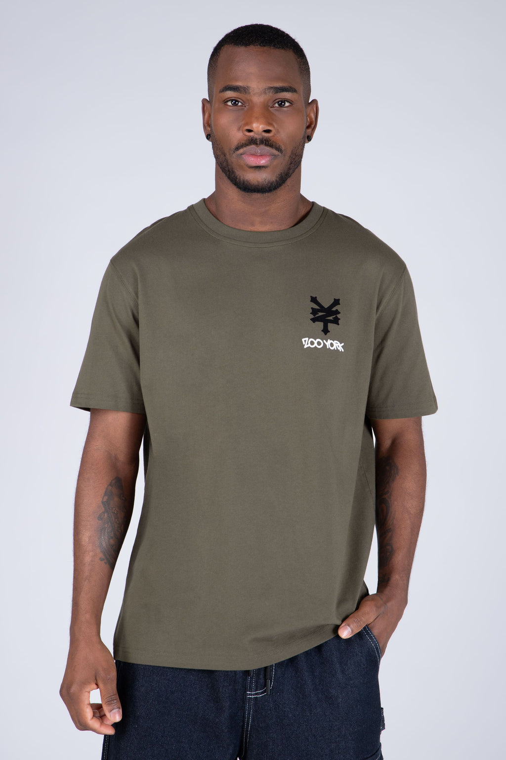 Polera Manga Corta Authentic Zy Verde Zoo York