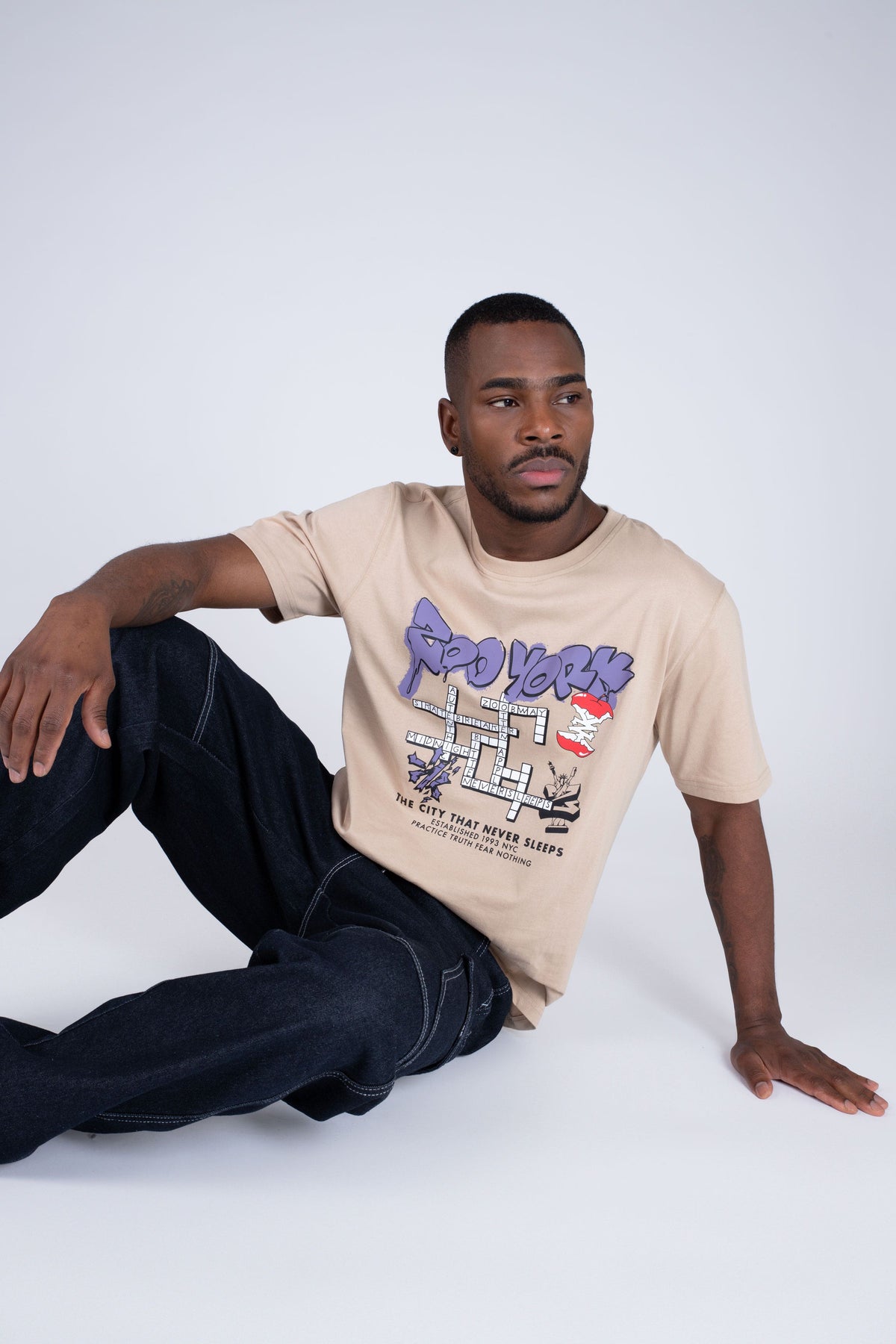 Polera Manga Corta Crossword Café Zoo York