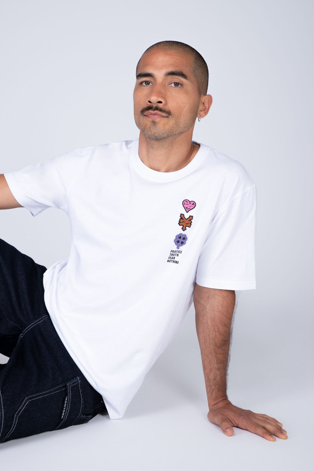 Polera Manga Corta Restrained Blanco Zoo York