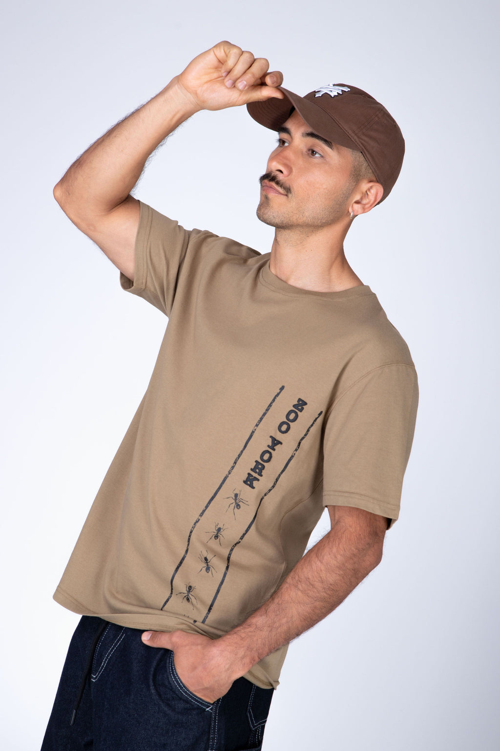 Polera Manga Corta Follow Me Beige Zoo York