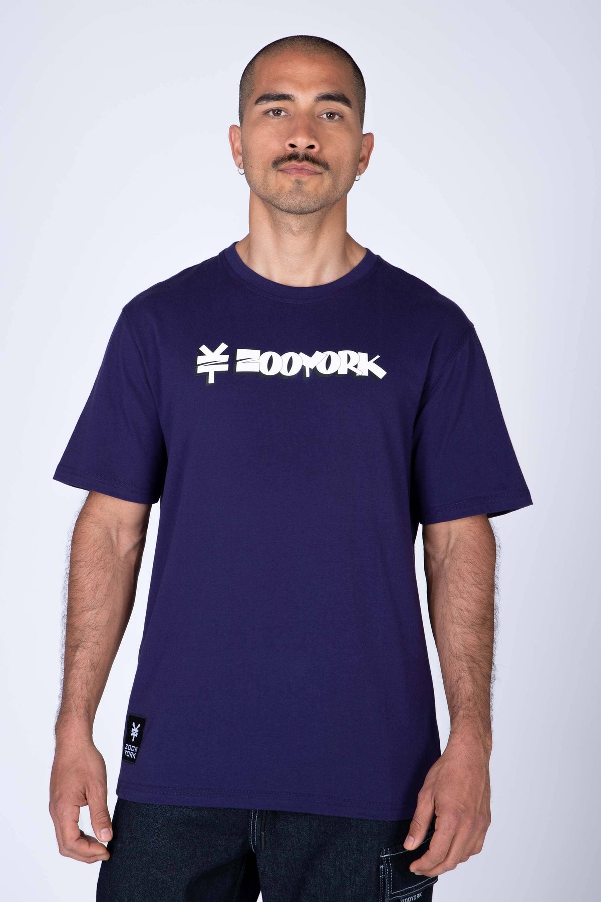 Polera Manga Corta New Currency Morado Zoo York