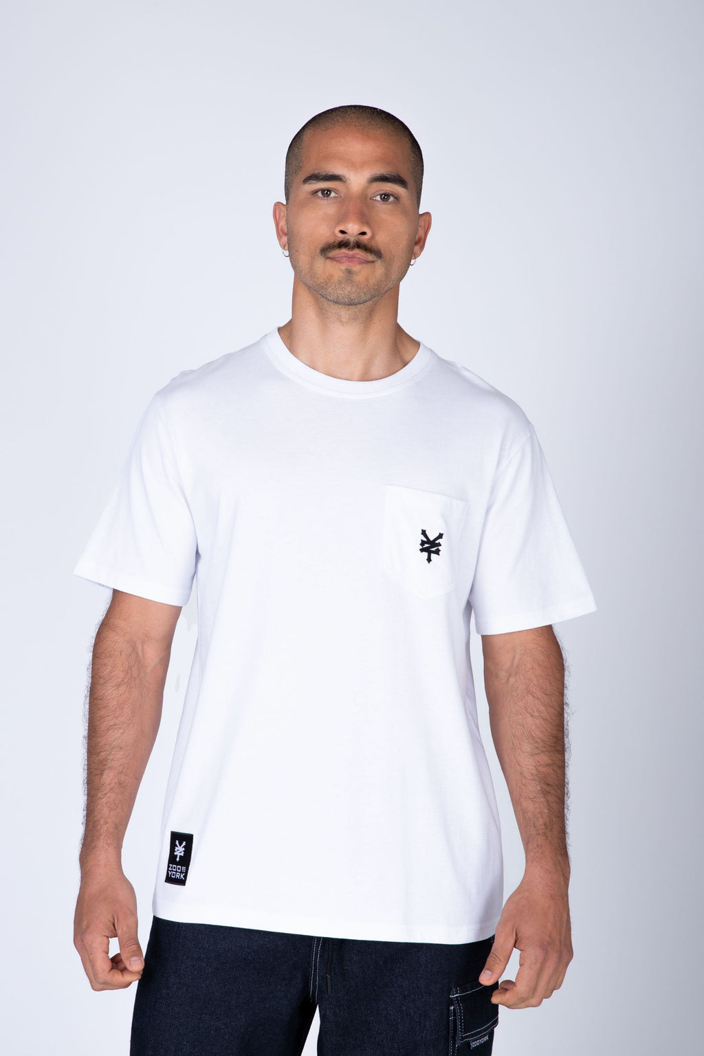 Polera Manga Corta Station Blanco Zoo York