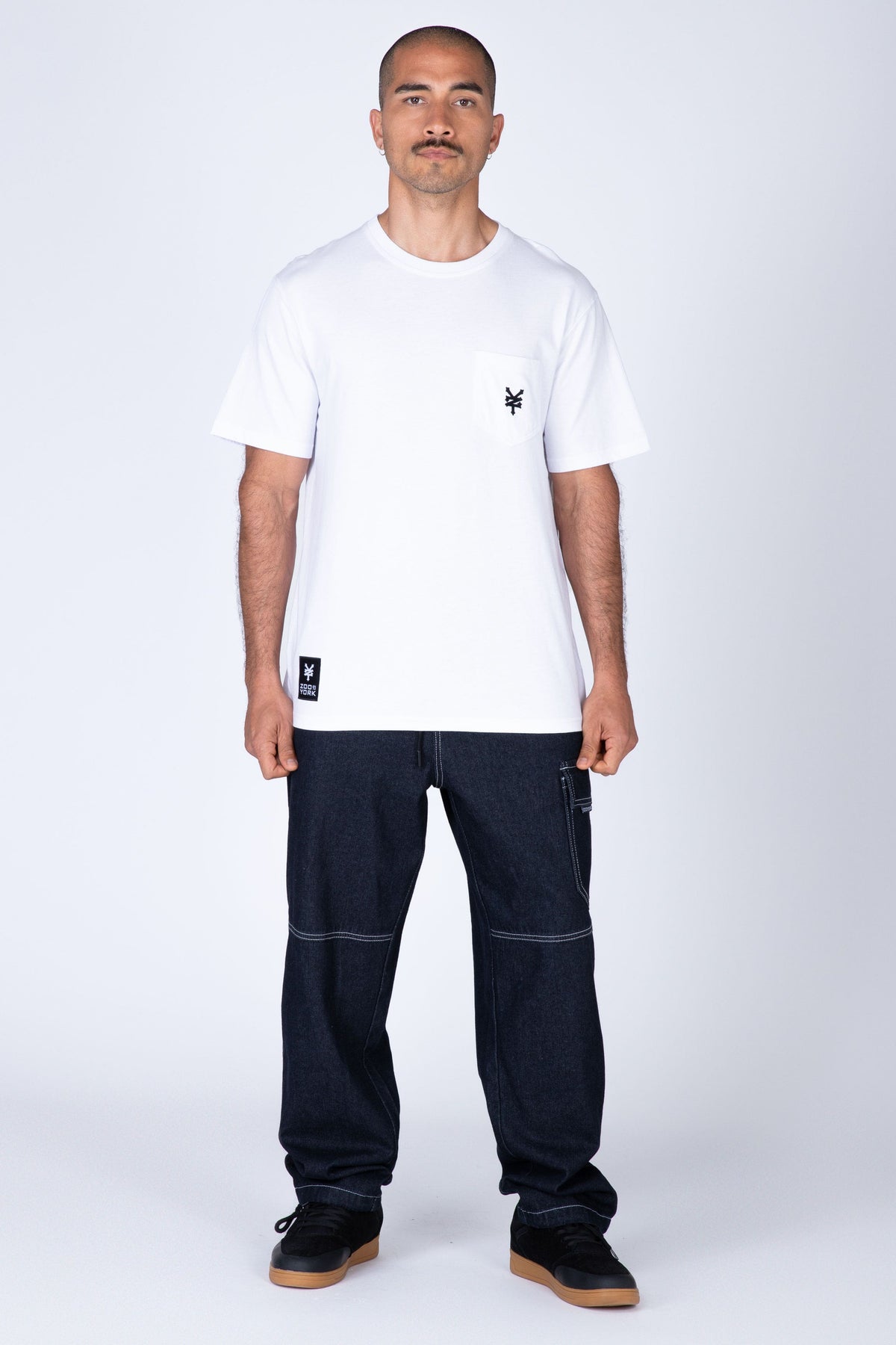 Polera Manga Corta Station Blanco Zoo York