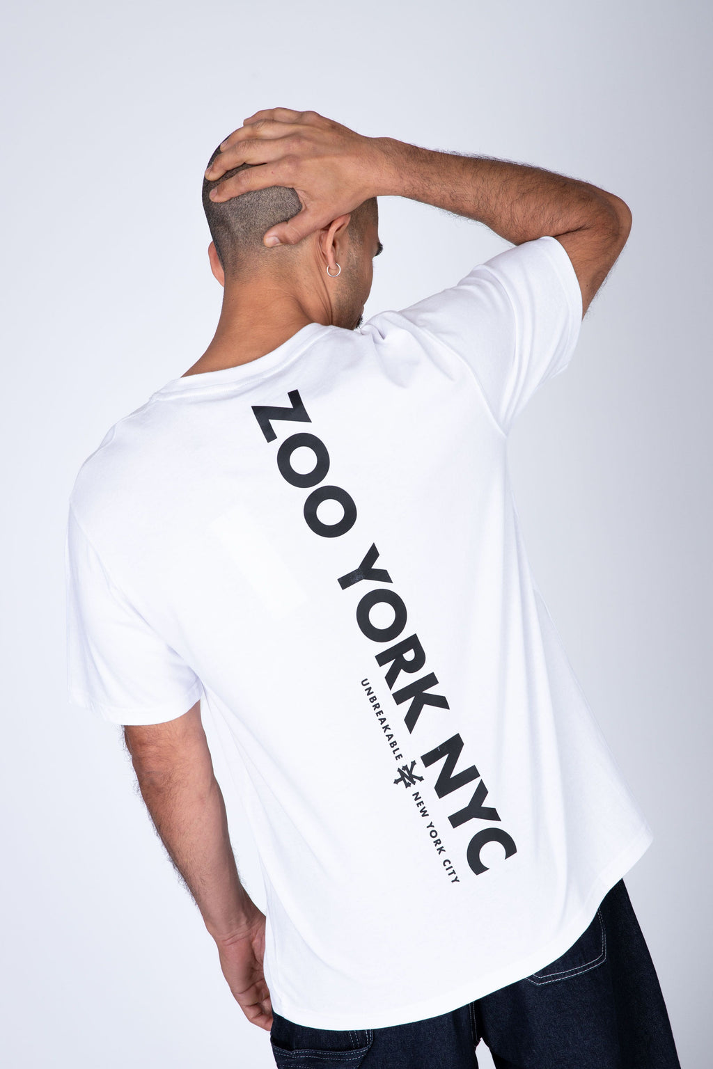 Polera Manga Corta Station Blanco Zoo York