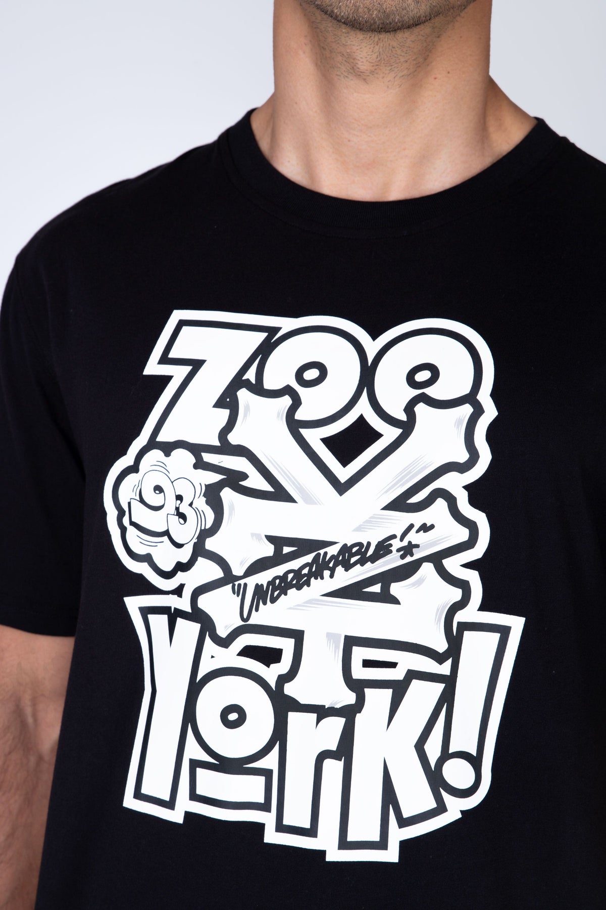 Polera Manga Corta York Negro Zoo York