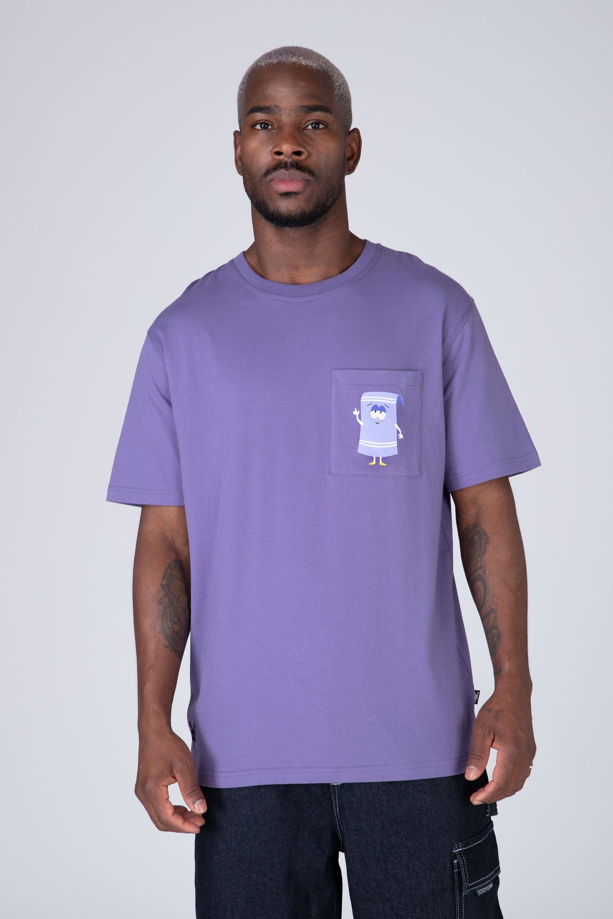 Polera Manga Corta South Park Character Morado Zoo York