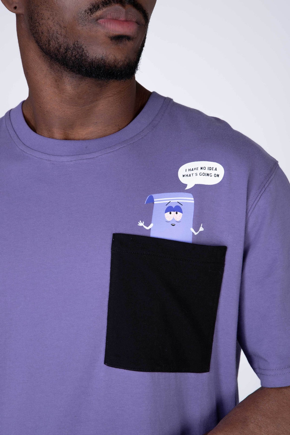 Polera Manga Corta South Park Not Idea Morado Zoo York