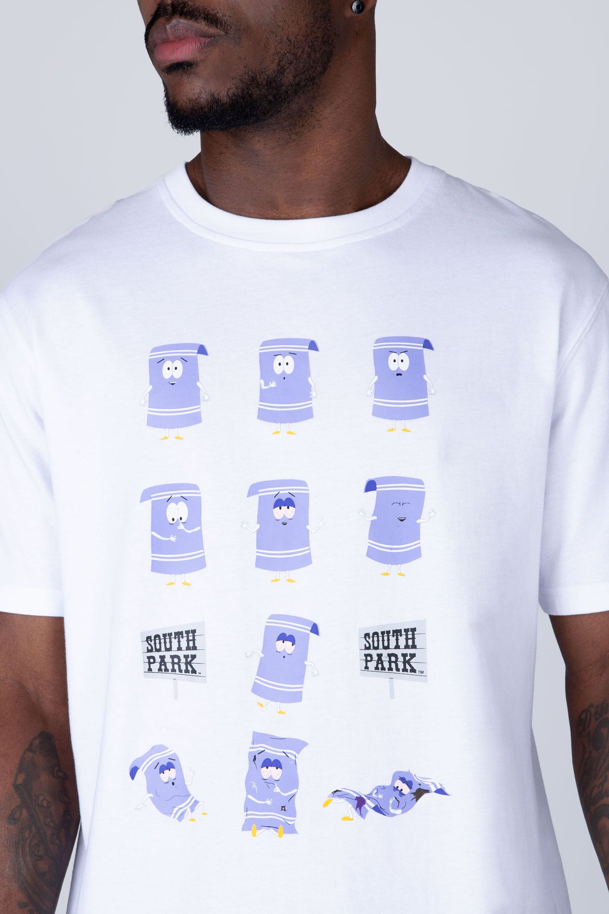 Polera Manga Corta South Park No Plans Blanco Zoo York