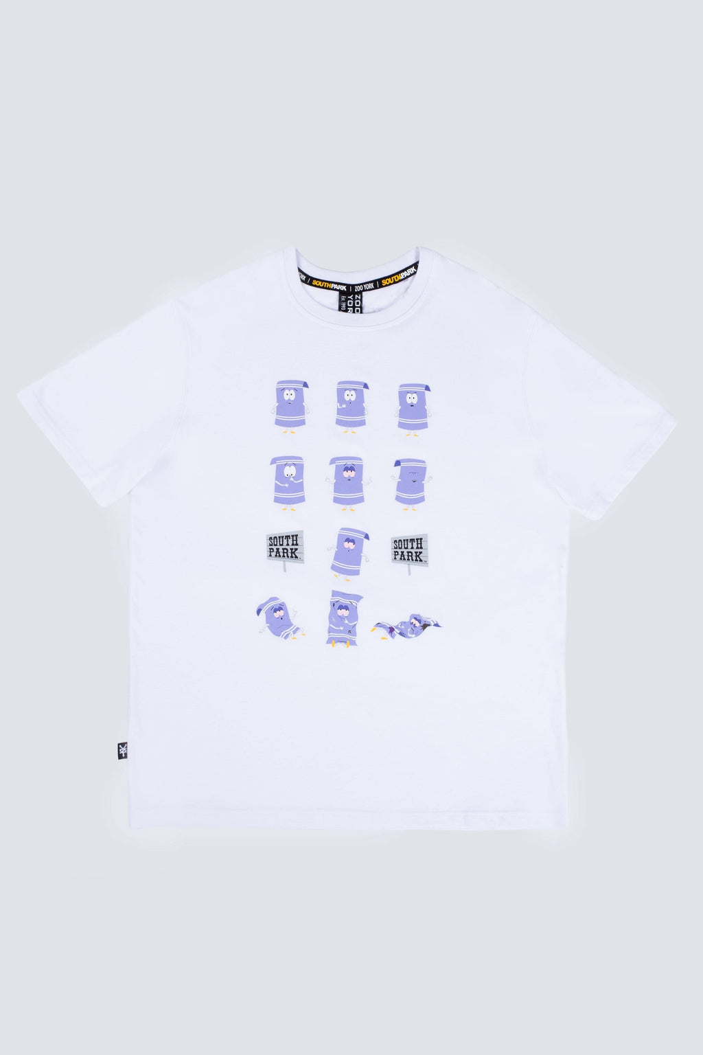 Polera Manga Corta South Park No Plans Blanco Zoo York