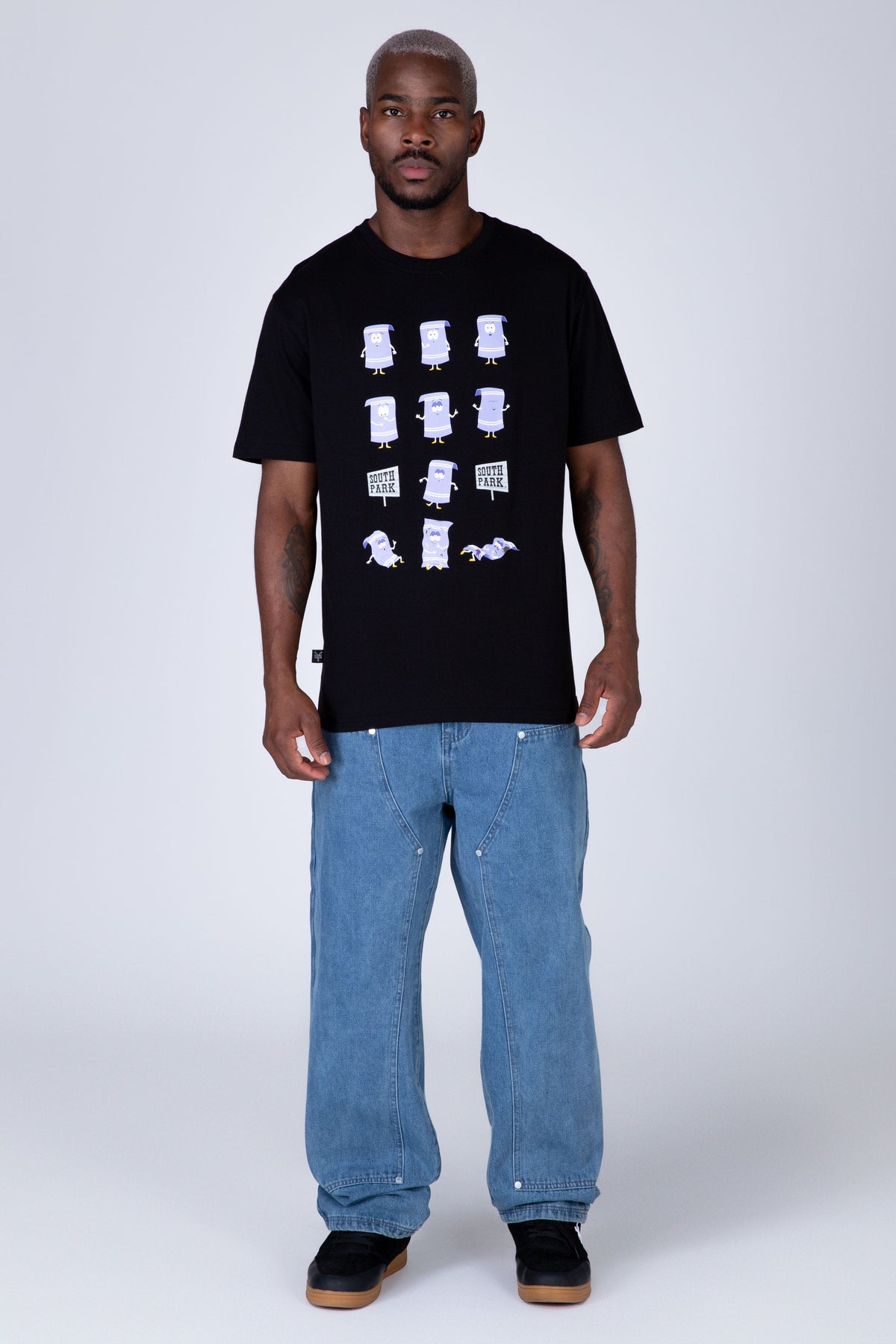 Polera Manga Corta South Park No Plans Negro Zoo York