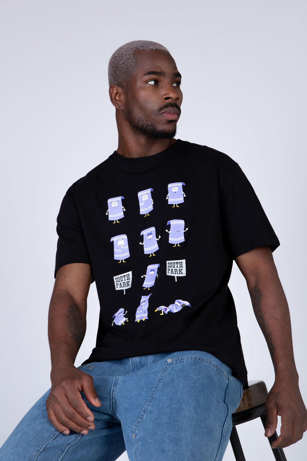 Polera Manga Corta South Park No Plans Negro Zoo York