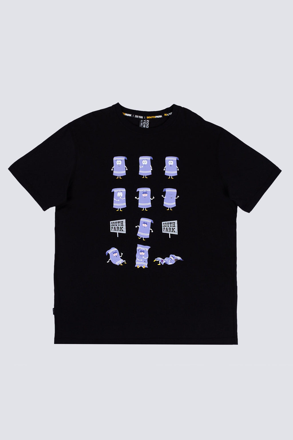 Polera Manga Corta South Park No Plans Negro Zoo York