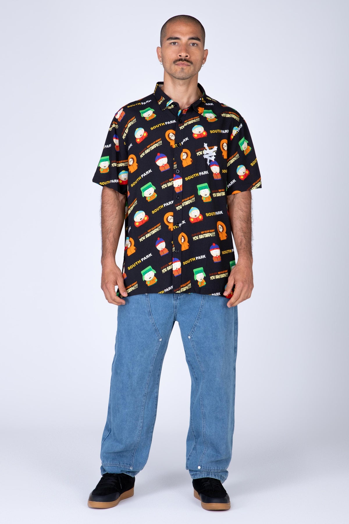 Camisa Manga Corta South Park All Negro Zoo York
