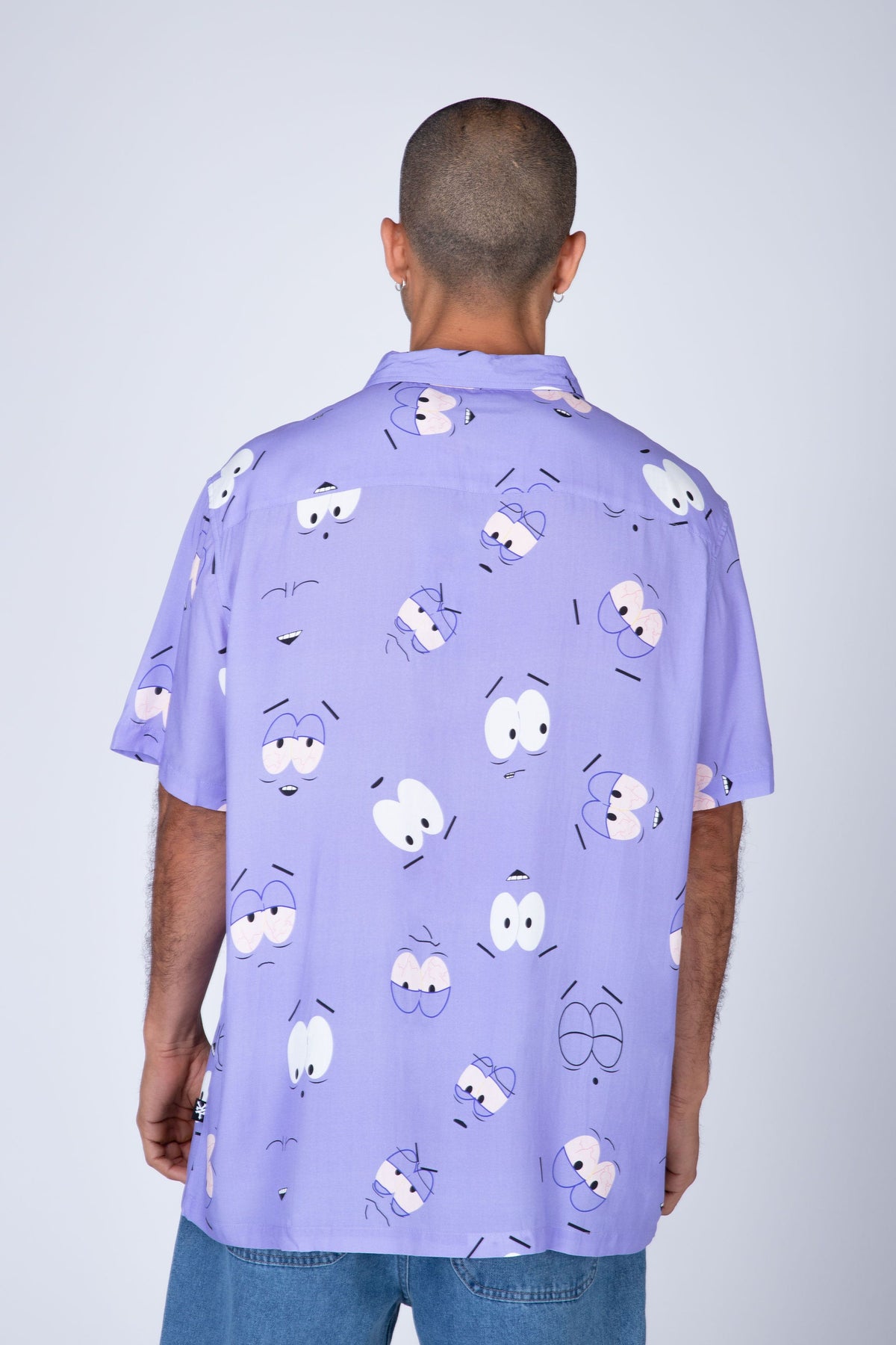 Camisa Manga Corta South Park Aware Morado Zoo York