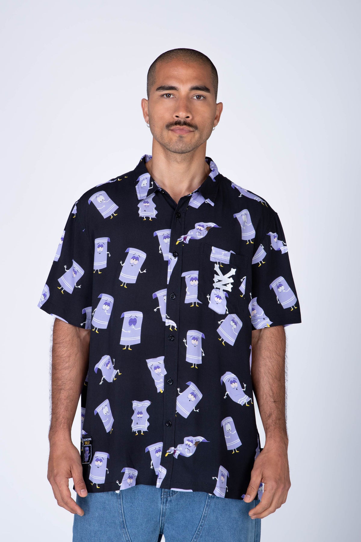 Camisa Manga Corta South Park Toallin Negro Zoo York