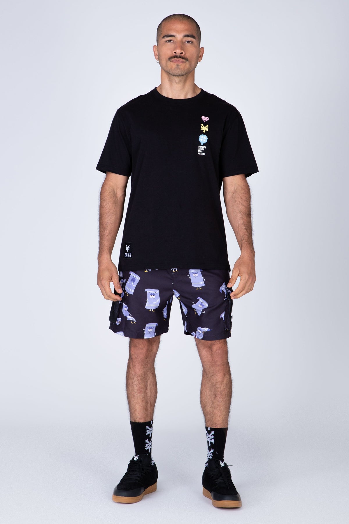 Traje De Baño South Park Toallin Negro Zoo York